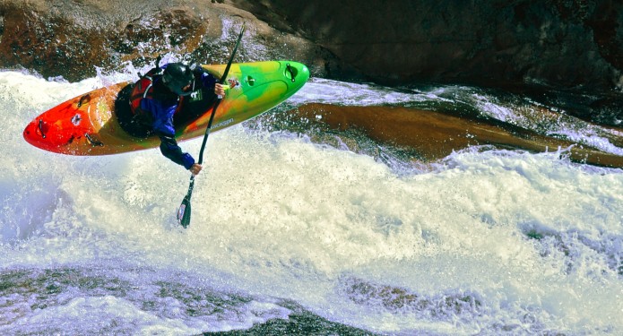 Chile. The Ultimate Kayak Destination. We actually walk back up to lap the "Cali Slide." 